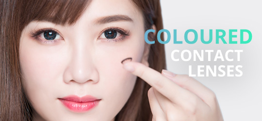 Coloured contact lenses