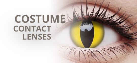 Costume contact lenses